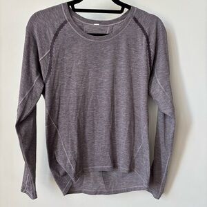 Lululemon Stop Drop and Squat Long Sleeve Top Size‎ 6